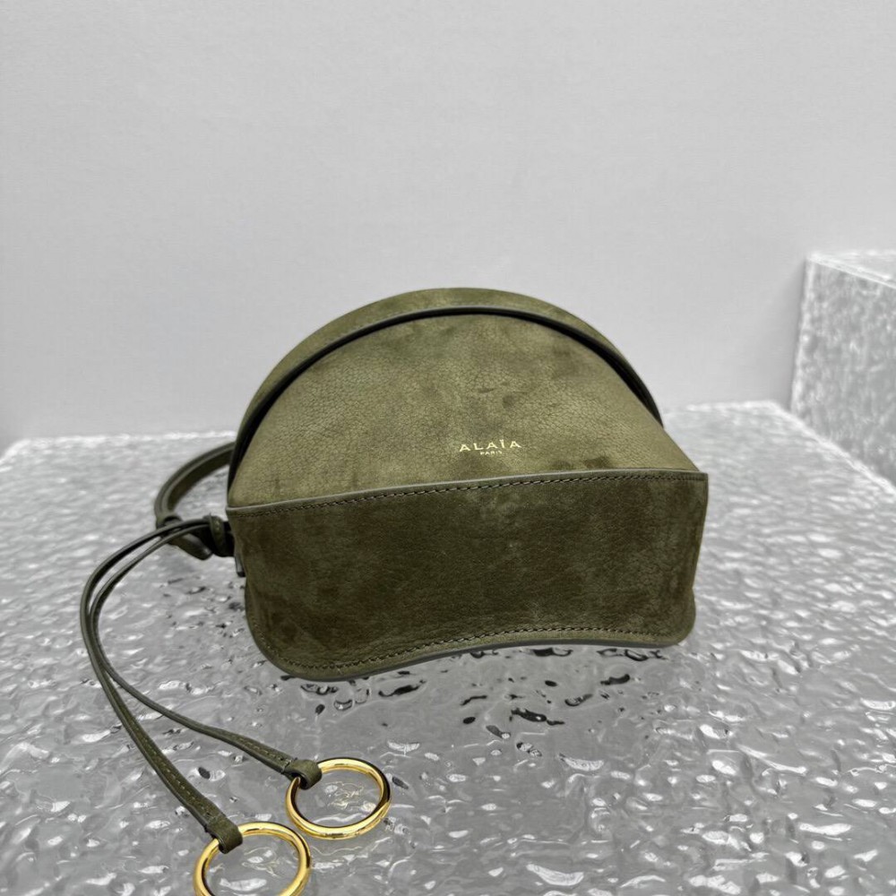 Alaia hip bag suede leather 20x11x17cm Bags