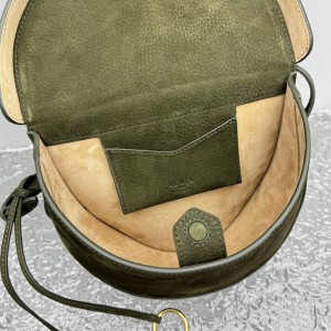 Alaia hip bag suede leather 20x11x17cm Bags
