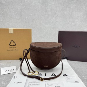 Alaia hip bag suede leather 20x11x17cm Bags