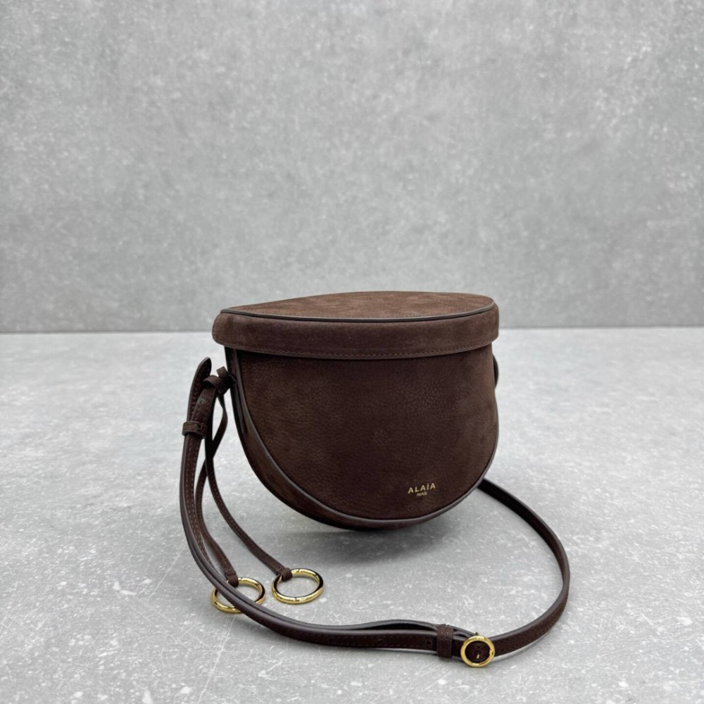 Alaia hip bag suede leather 20x11x17cm Bags