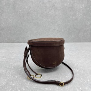 Alaia hip bag suede leather 20x11x17cm Bags