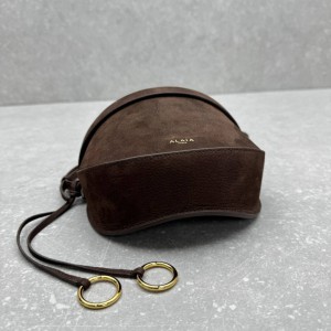 Alaia hip bag suede leather 20x11x17cm Bags