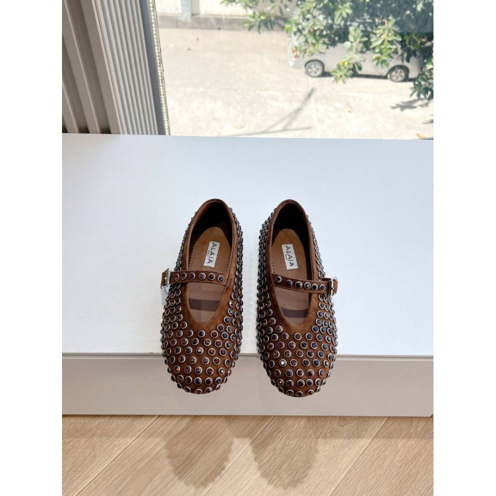 Alaia ballerinas leather 100% 35-42 Shoes