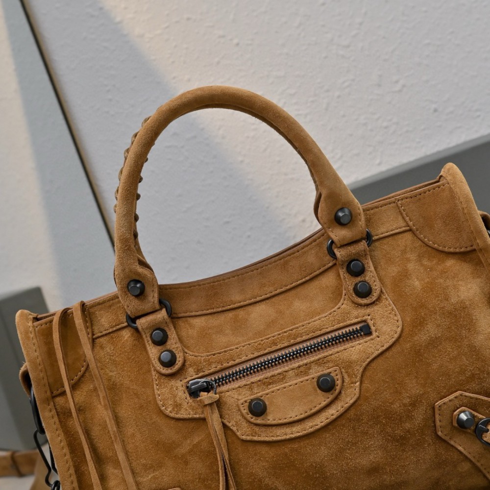 Balenciaga City Bag suede 30x20x11cm Bags