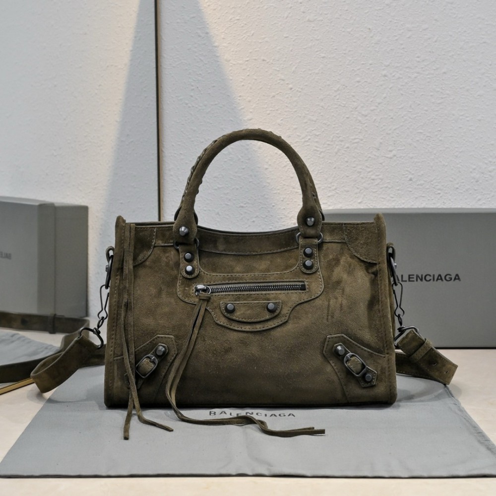 Balenciaga City Bag suede 30x20x11cm Bags