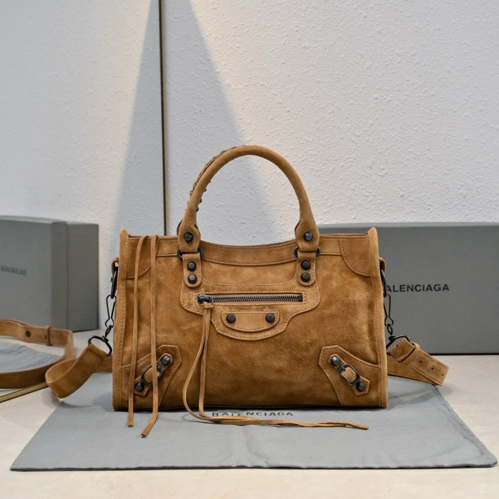 Balenciaga City Bag suede 30x20x11cm Bags