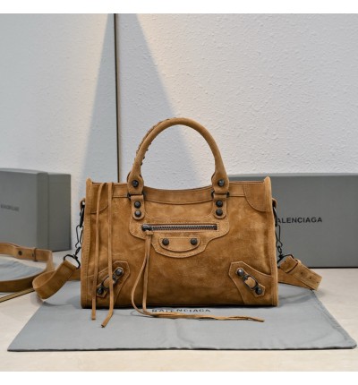 Balenciaga City Bag suede 30x20x11cm