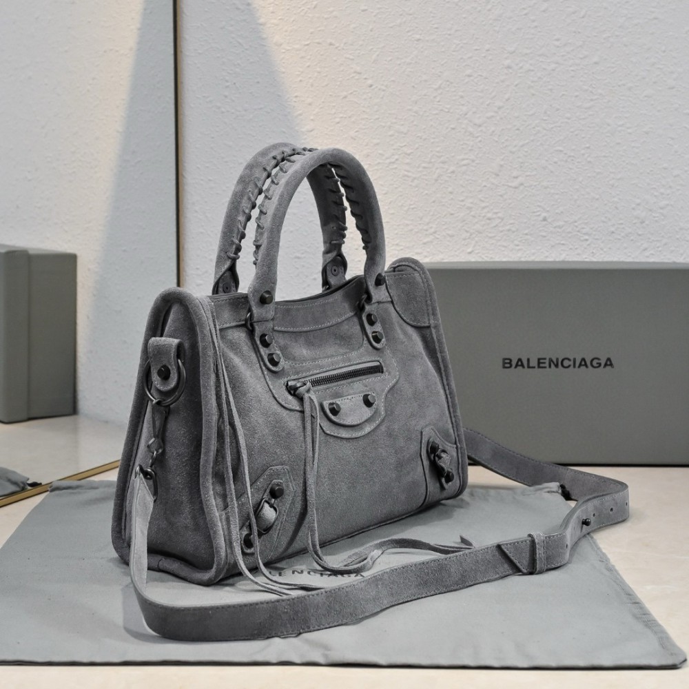 Balenciaga City Bag suede 30x20x11cm Bags