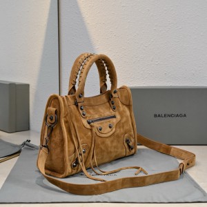 Balenciaga City Bag suede 30x20x11cm Bags