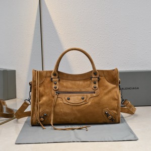 Balenciaga City Bag suede 38x25x14cm Bags