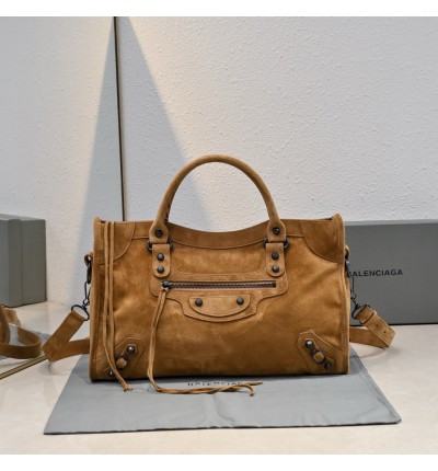 Balenciaga City Bag suede 38x25x14cm