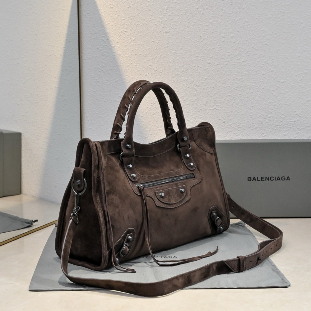 Balenciaga City Bag suede 38x25x14cm Bags