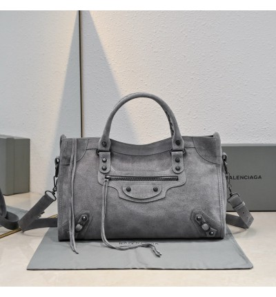Balenciaga City Bag suede 38x25x14cm