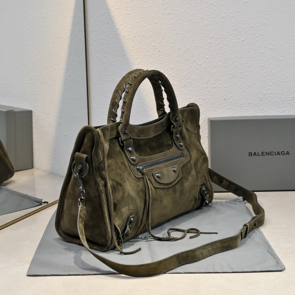 Balenciaga City Bag suede 38x25x14cm Bags