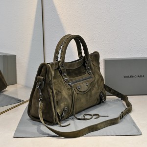 Balenciaga City Bag suede 38x25x14cm Bags