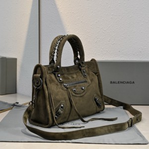 Balenciaga City Bag suede 30x20x11cm Bags