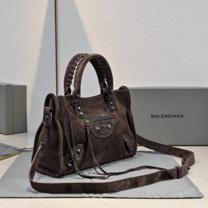 Balenciaga City Bag suede 30x20x11cm Bags