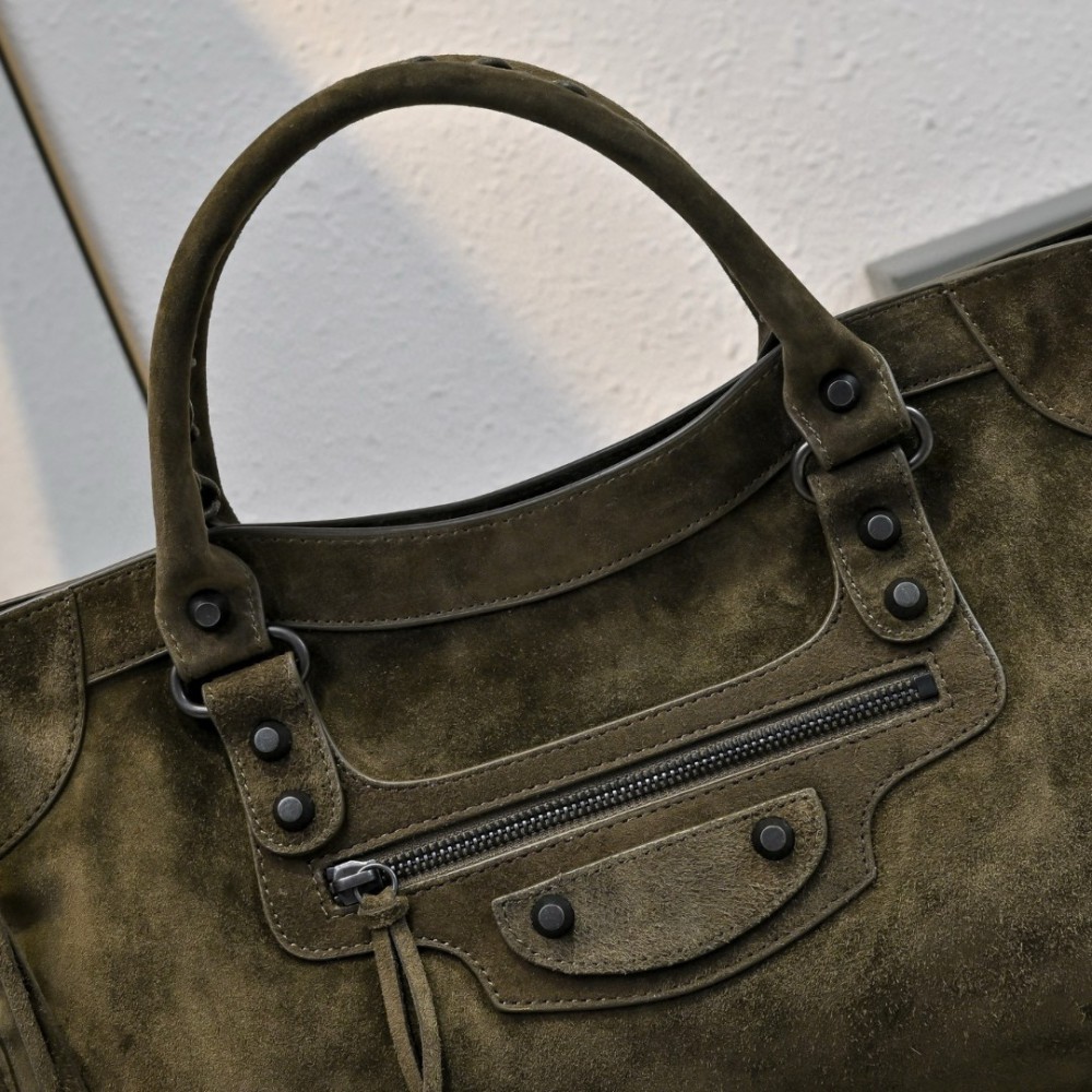 Balenciaga City Bag suede 38x25x14cm Bags