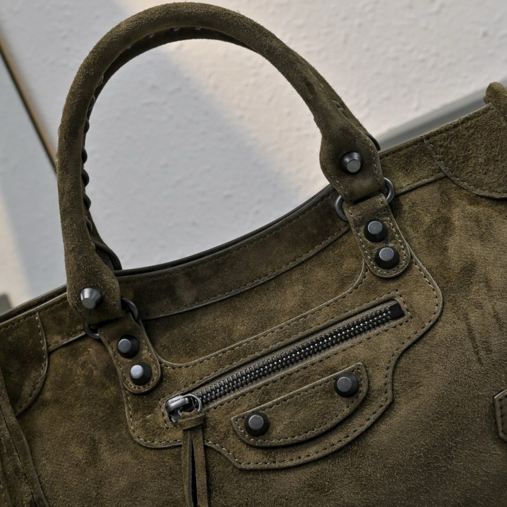 Balenciaga City Bag suede 30x20x11cm Bags