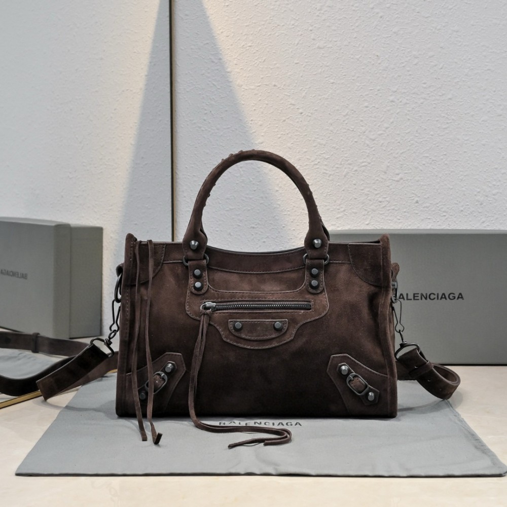 Balenciaga City Bag suede 30x20x11cm Bags