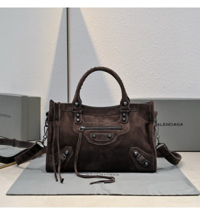 Balenciaga City Bag suede 30x20x11cm