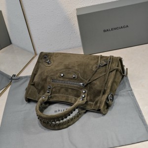 Balenciaga City Bag suede 30x20x11cm Bags