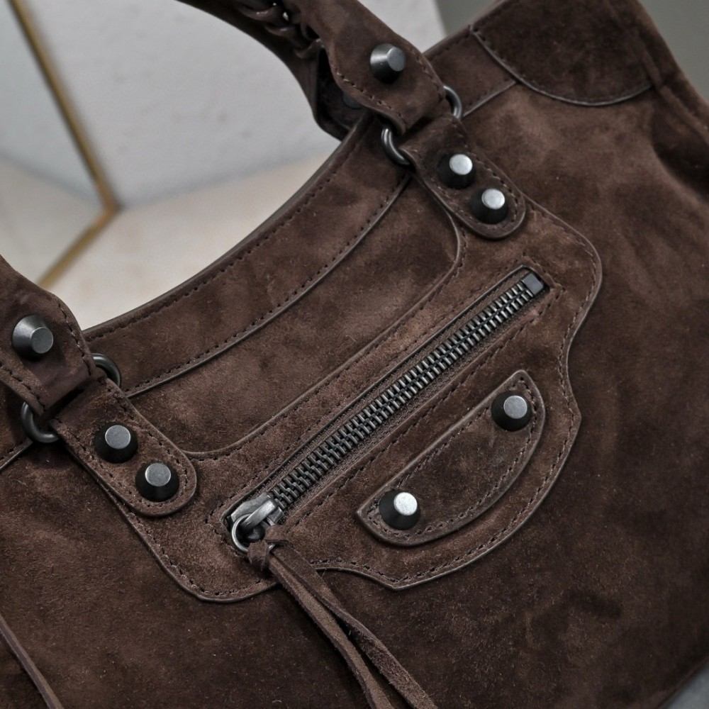 Balenciaga City Bag suede 30x20x11cm Bags