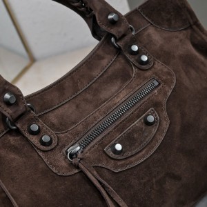 Balenciaga City Bag suede 30x20x11cm Bags