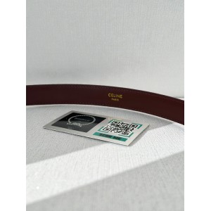 Celine belt 2.5cm burgundy  Accesories