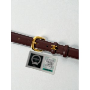 Celine belt 2.5cm burgundy  Accesories