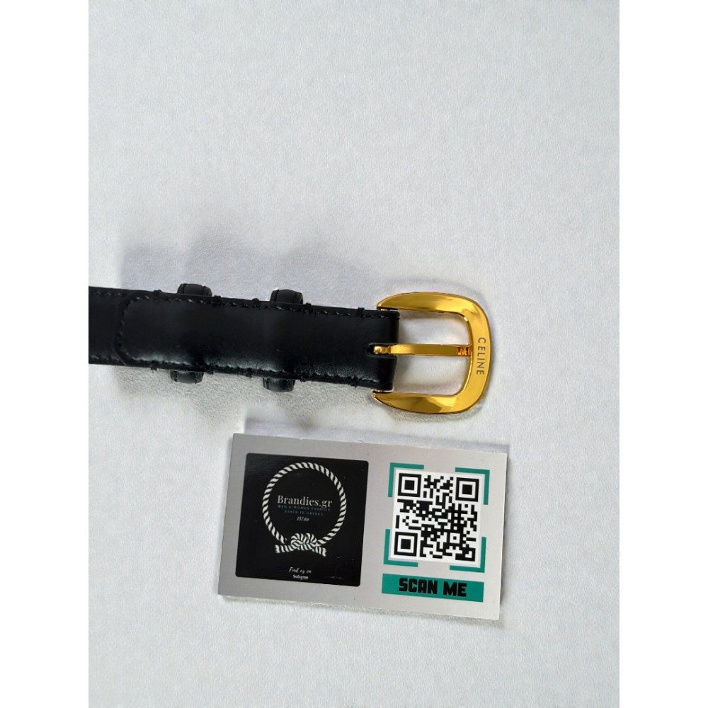 Celine belt 2.5cm black Accesories