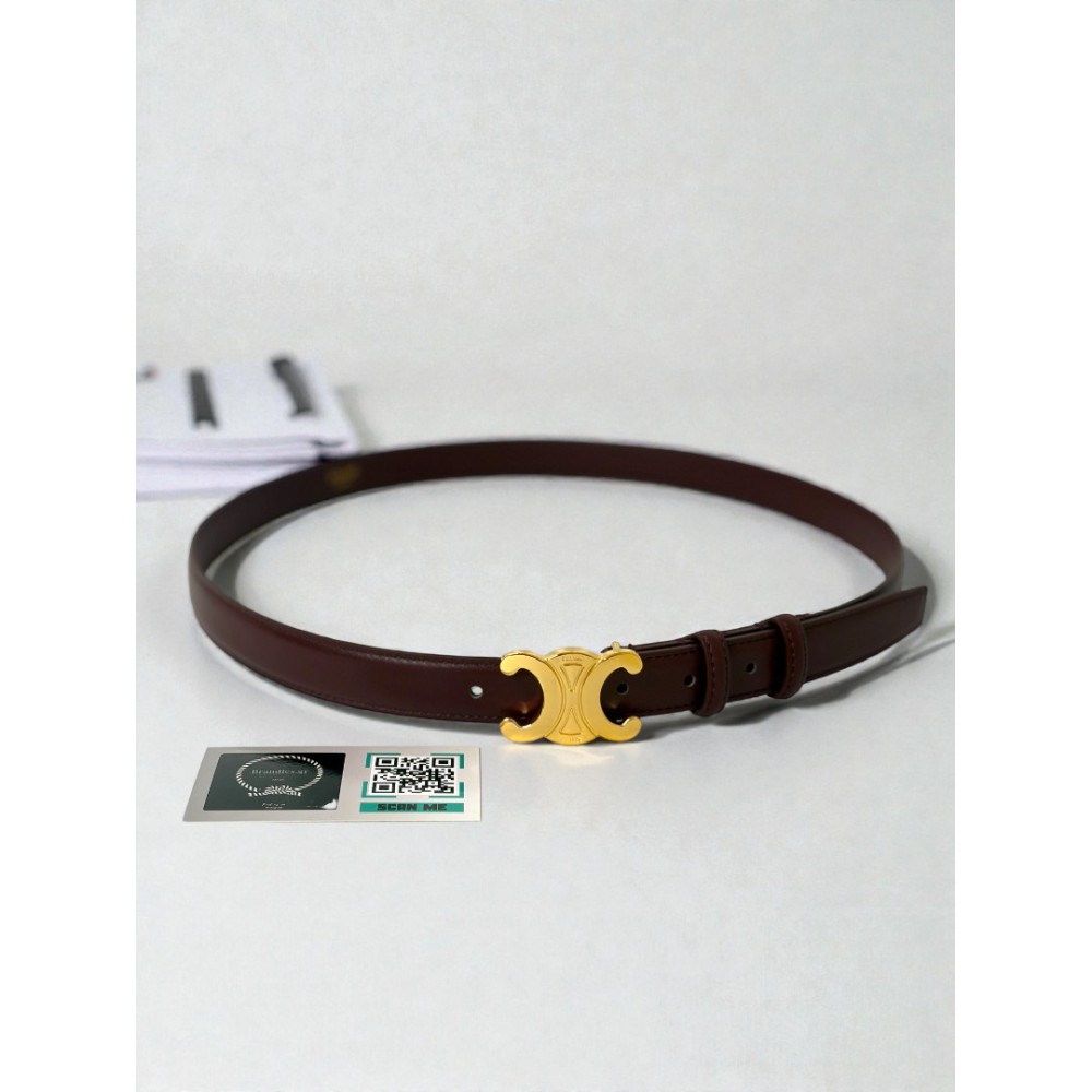 Celine belt 2.5cm burgundy  Accesories
