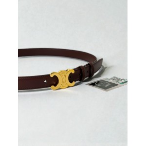Celine belt 2.5cm burgundy  Accesories