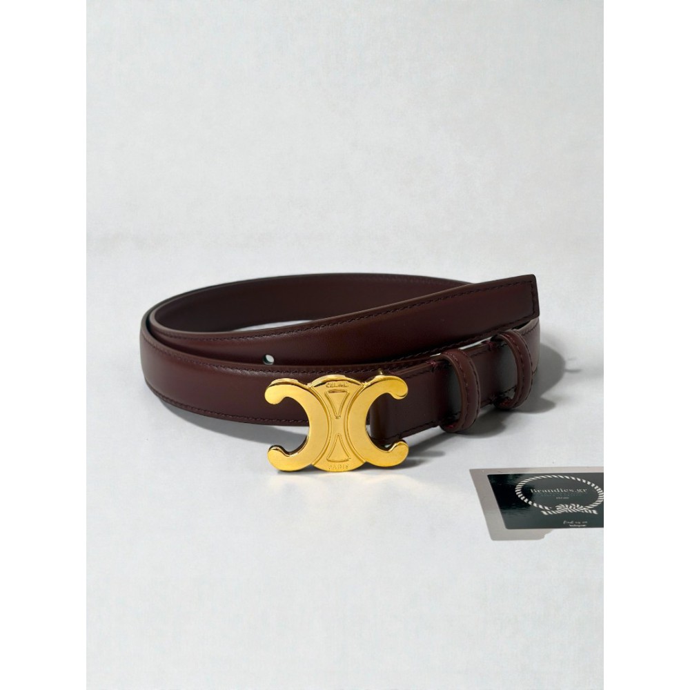 Celine belt 2.5cm burgundy  Accesories