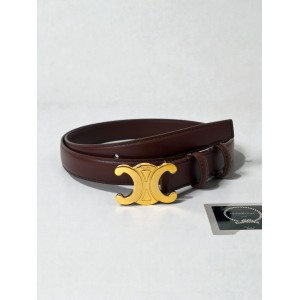 Celine belt 2.5cm burgundy  Accesories