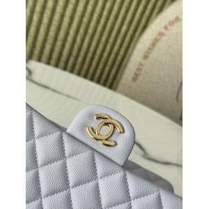 Chanel classic flap bag medium size 25x16x7cm REAL GRAINED LEATHER 100% Bags