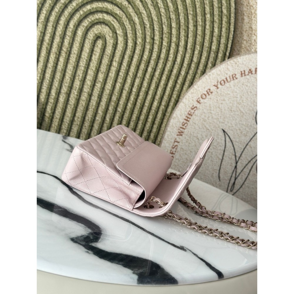 Chanel classic flap bag medium size 25x16x7cm REAL GRAINED LEATHER 100% Bags