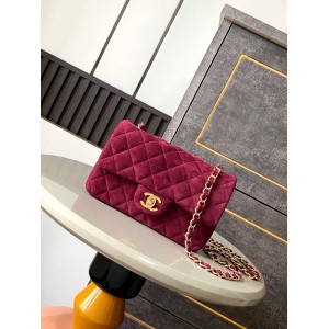 Chanel classic flap bag 20x13x5cm suede Bags