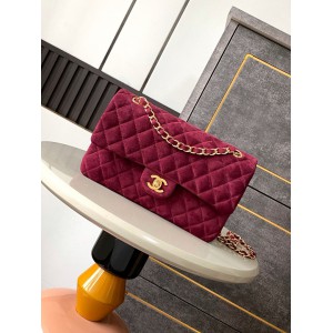 Chanel classic flap bag 25x16x7cm suede Bags