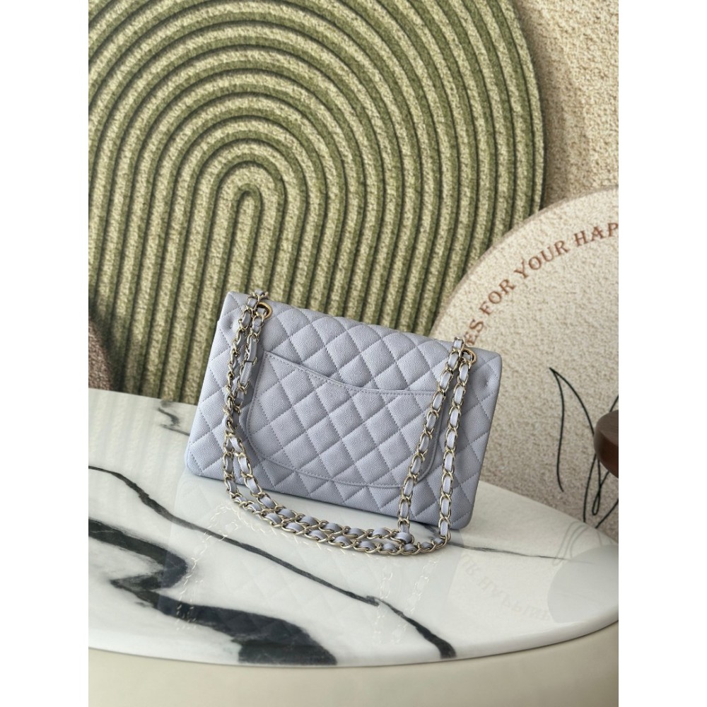 Chanel classic flap bag medium size 25x16x7cm REAL GRAINED LEATHER 100% Bags