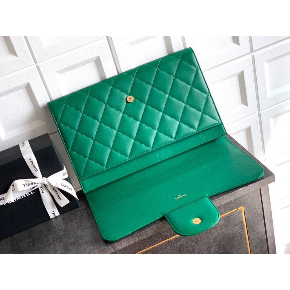 Chanel clutch 27.5x41x6.5cm leather 100% Bags