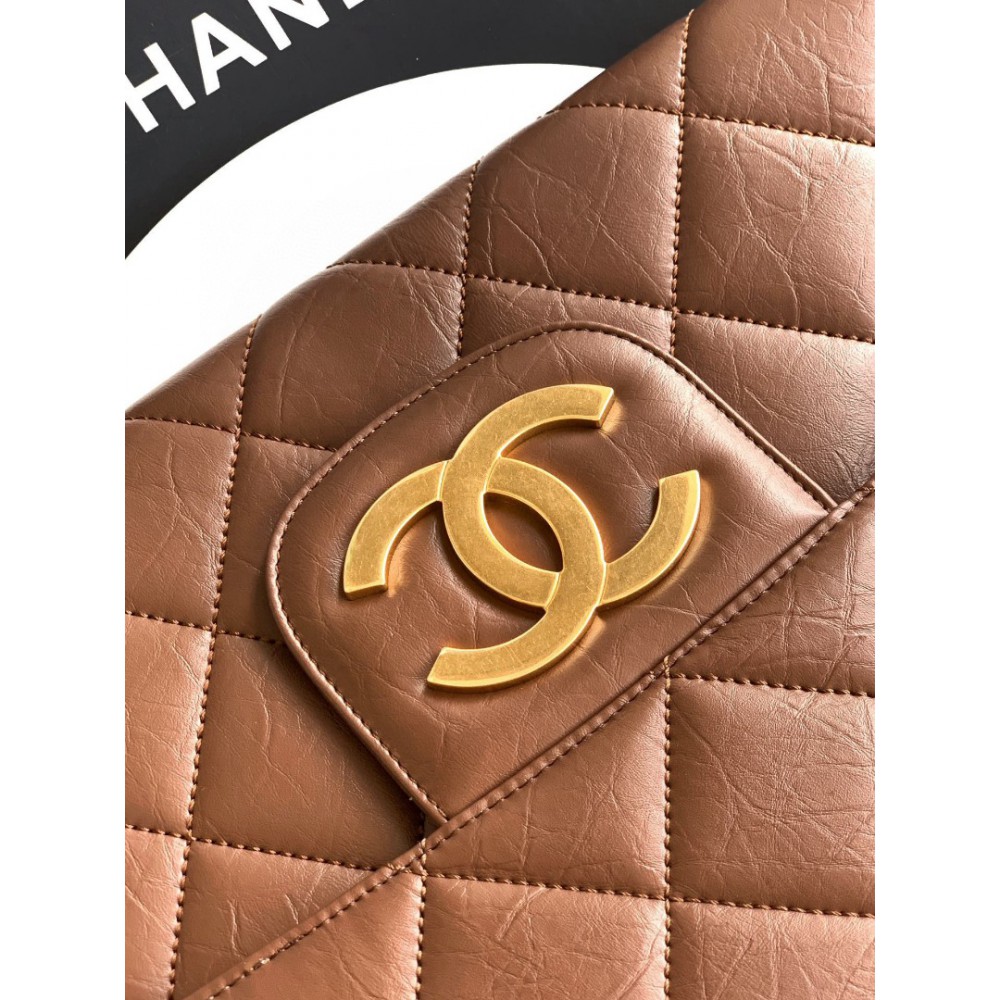 Chanel clutch 27.5x41x6.5cm leather 100% Bags