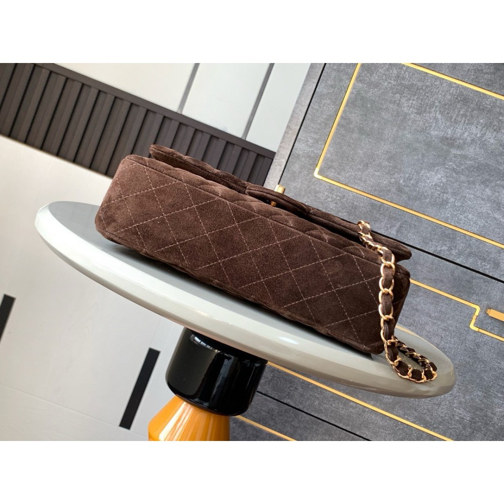 Chanel classic flap bag 25x16x7cm suede Bags