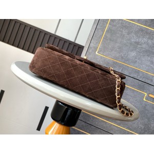 Chanel classic flap bag 25x16x7cm suede Bags