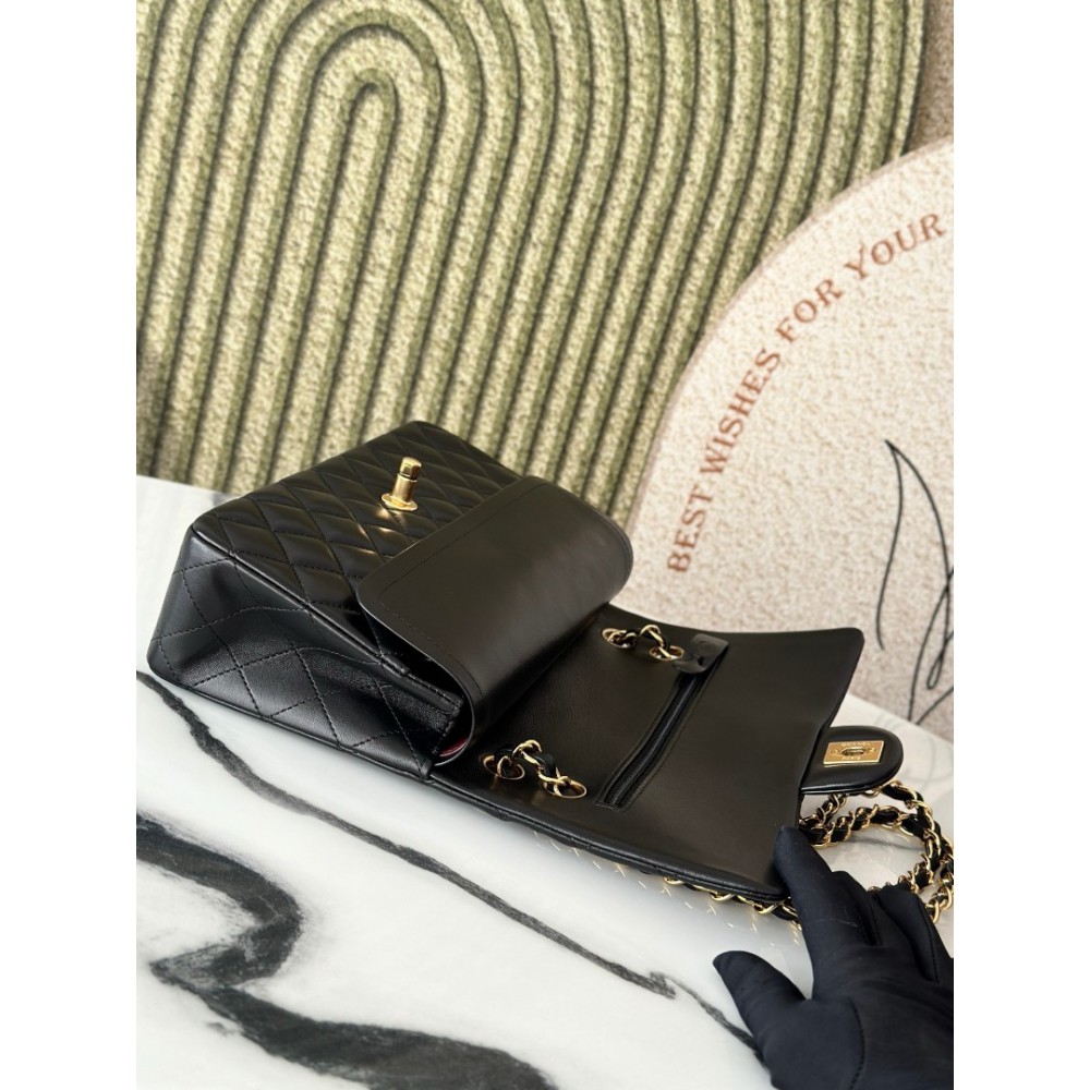 Chanel classic flap bag medium size 25x16x7cm REAL LEATHER 100% Bags