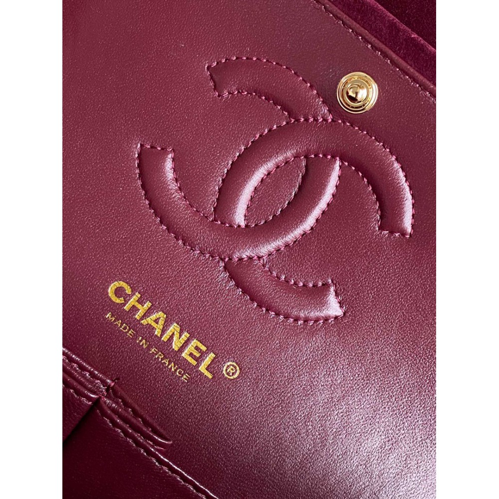 Chanel classic flap bag 25x16x7cm suede Bags