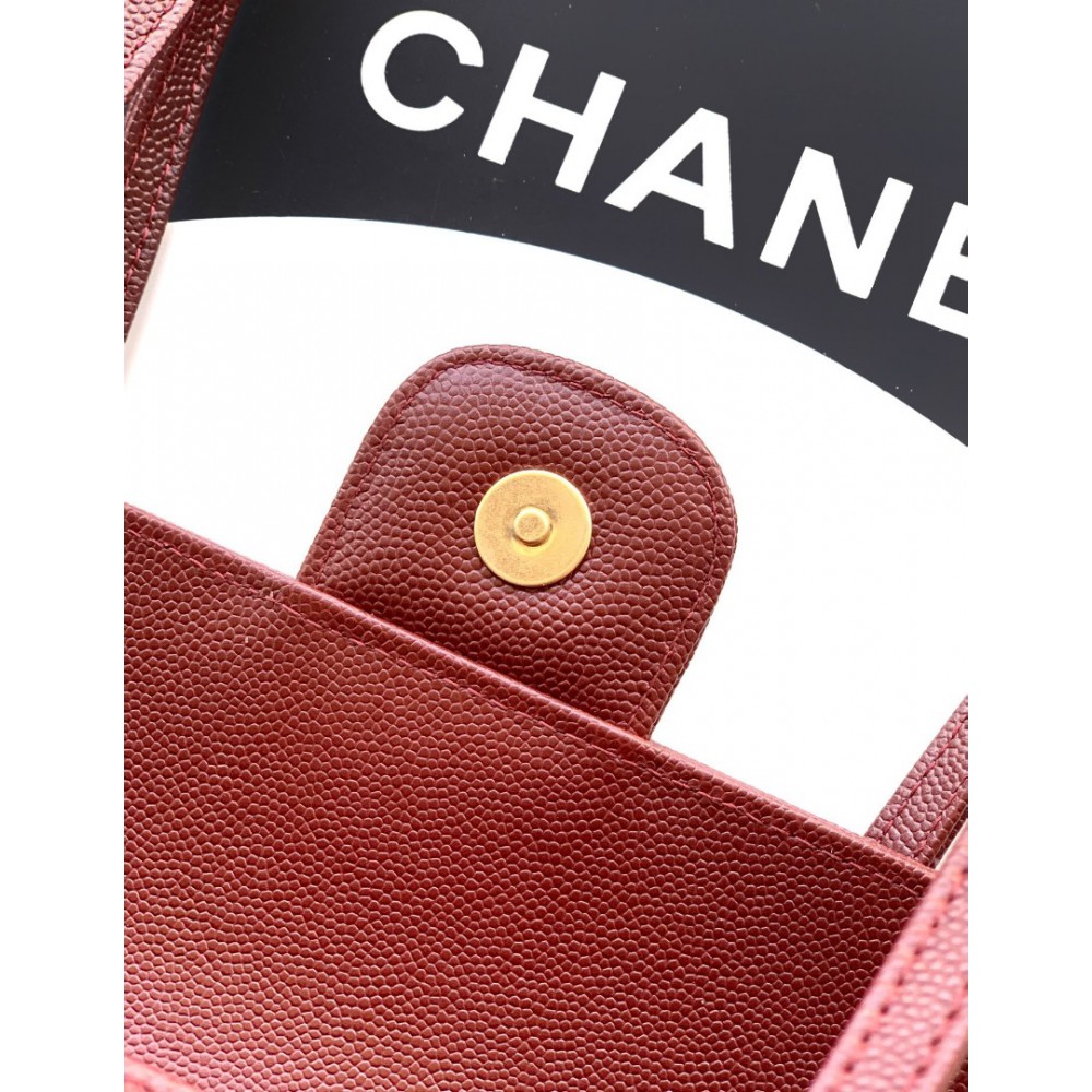 Chanel clutch with leather strap mini size 17x11.5x5cm Bags