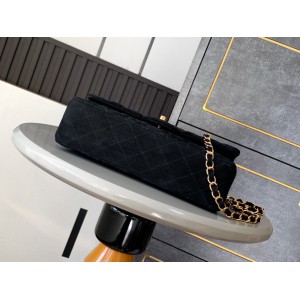 Chanel classic flap bag 25x16x7cm suede Bags
