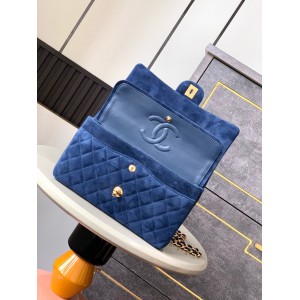Chanel classic flap bag 25x16x7cm suede Bags