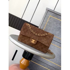 Chanel classic flap bag 25x16x7cm suede Bags